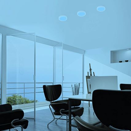 Eglo - LED RGBW Aptumšojama griestu lampa FUEVA-C LED/15,6W/230V Bluetooth