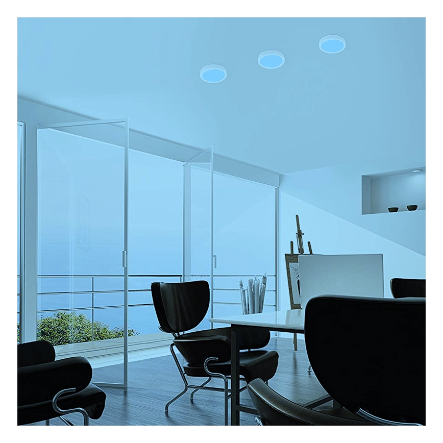 Eglo - LED RGBW Aptumšojama griestu lampa FUEVA-C LED/15,6W/230V Bluetooth