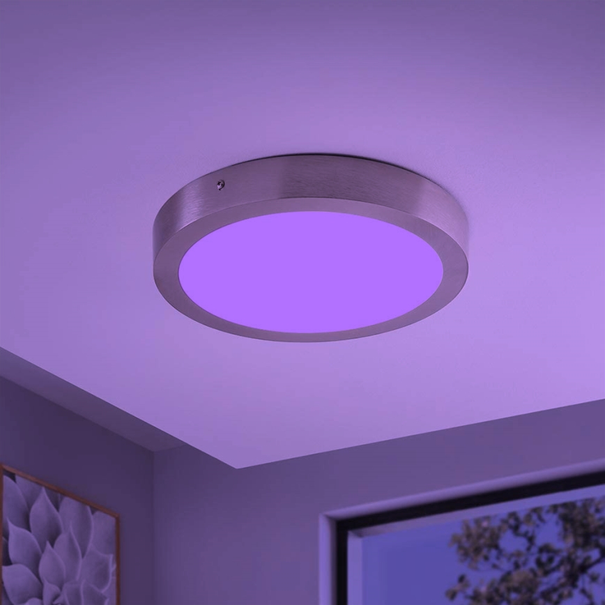 Eglo - LED RGBW Aptumšojams griestu lampa FUEVA-C LED/21W/230V Bluetooth