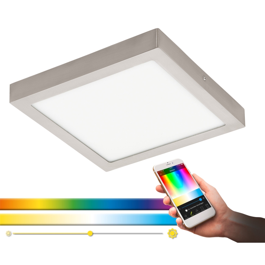 Eglo - LED RGBW Aptumšojams griestu gaismeklis FUEVA-C LED/21W/230V