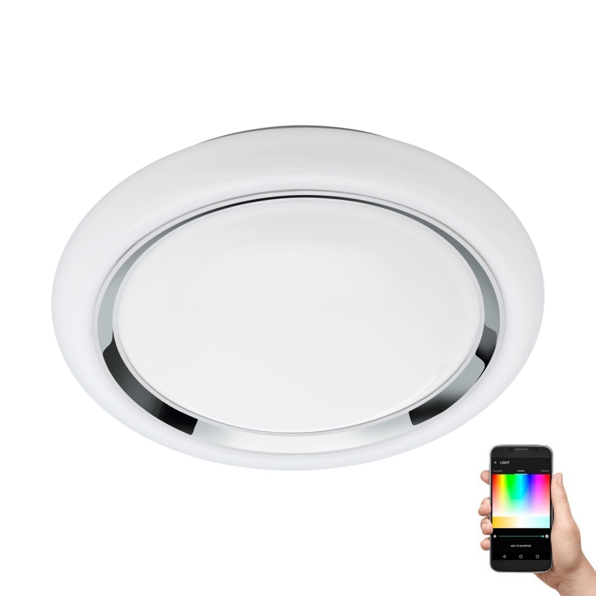 Eglo - LED RGBW Aptumšojama griestu lampa CAPASSO-C LED/17W/230V