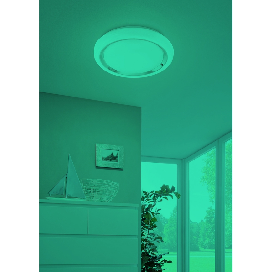 Eglo - LED RGBW Aptumšojama griestu lampa CAPASSO-C LED/17W/230V
