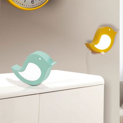 Eglo 96853 - LED bērnu sienas gaismeklis SPARINO LED/4,2W/230V zaļa