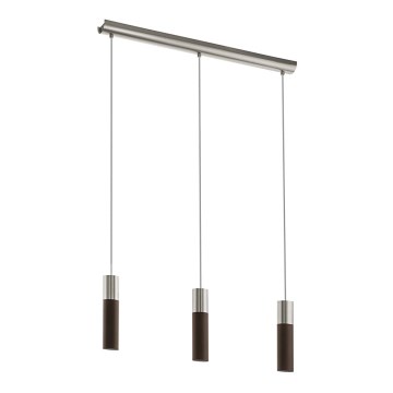 Eglo 96882 - LED piekarams gaismeklis VILLORA 3xGU10/5W/230V