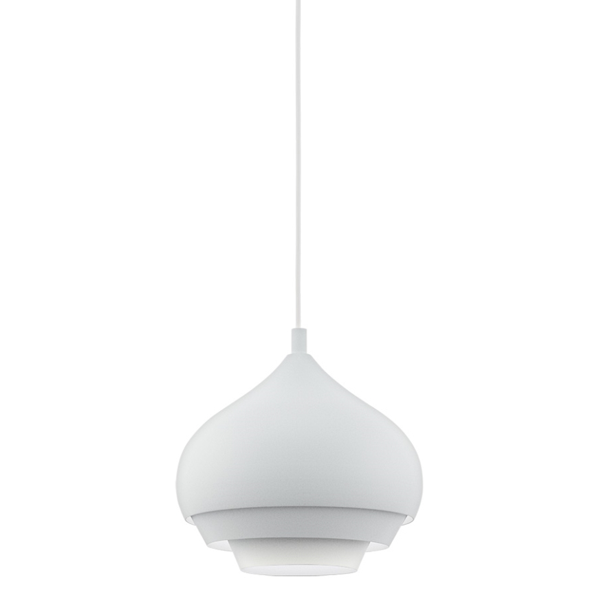 Eglo - Lustra ar auklu 1xE27/60W/230V balts