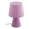 Eglo 96908 - Galda lampa MONTALBO 1xE14/40W/230V rozā