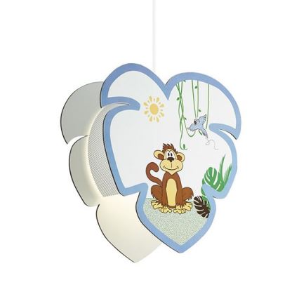 Eglo 96952 - Bērnu piekarama lustra ar auklu LOUIE 1xE27/60W/230V