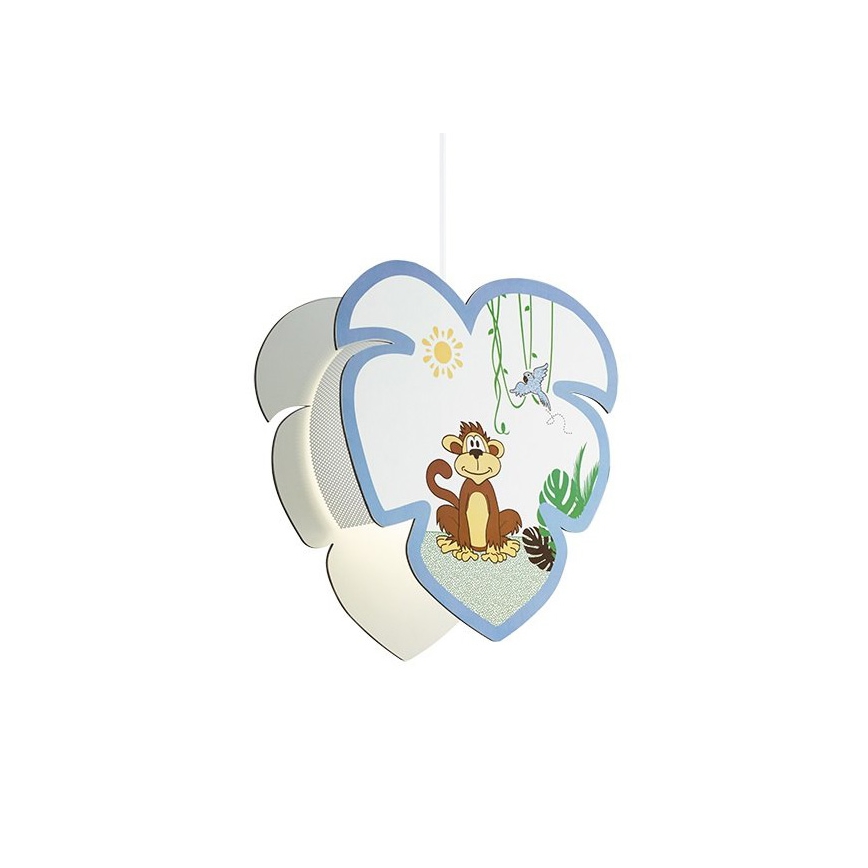 Eglo 96952 - Bērnu piekarama lustra ar auklu LOUIE 1xE27/60W/230V