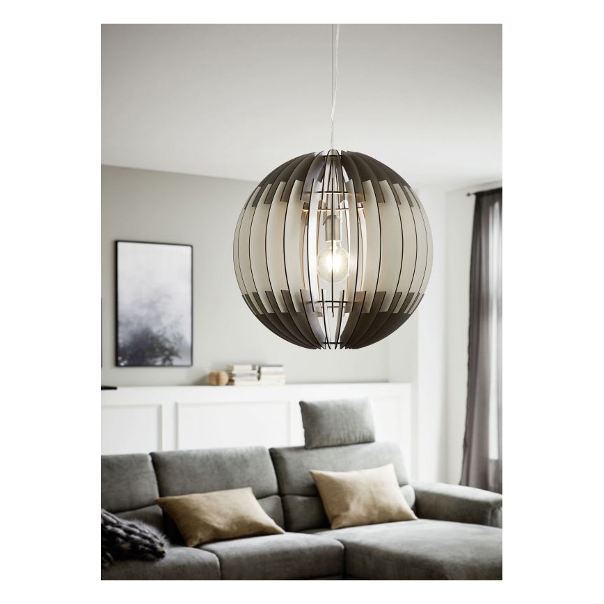 Eglo 96973 - Lustra ar auklu OLMERO 1xE27/60W/230V