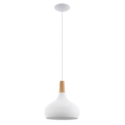 Eglo - Piekarama lampa 1xE27/60W/230V d. 28 cm balta