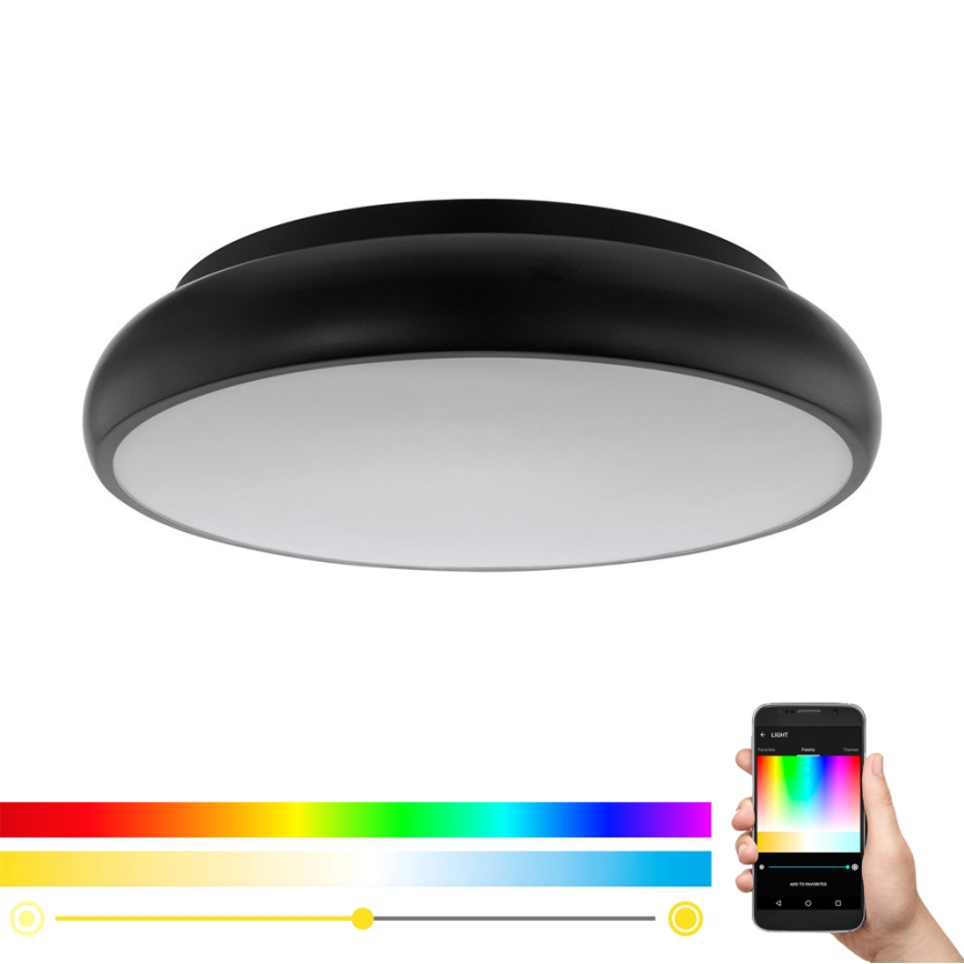 Eglo 96996 - LED RGB Griestu gaismeklis RIODEVA-C 1xLED/27W/230V
