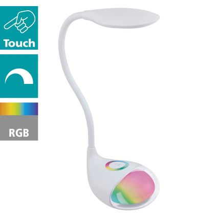 Eglo - regulējama LED galda lampa LED/2,2W+0,3W/230V RGB