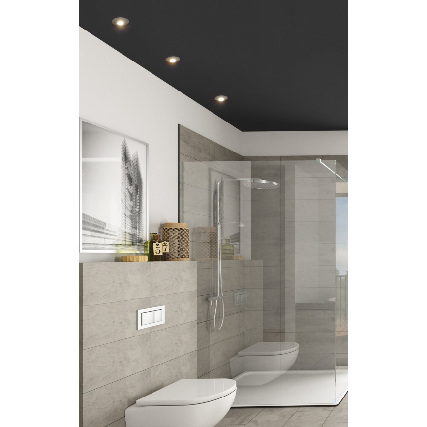 Eglo - LED Vannas istabas iebūvējams gaismeklis 3xLED/1W/230V IP44