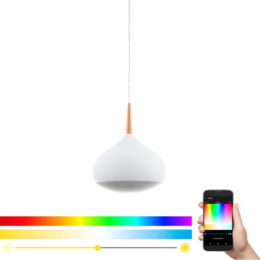 Eglo 97087 - LED RGBW aptumšojams karājamais gaismeklis COMBA-C LED/18W/230V