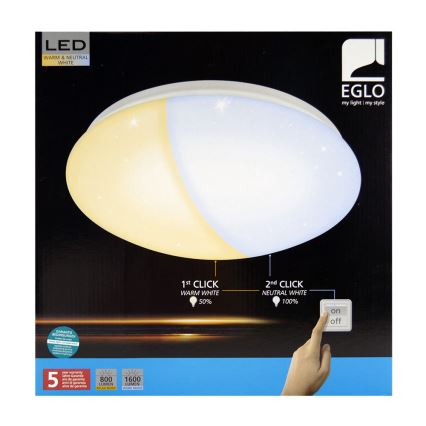 Eglo 97108 - LED Griestu lampa GIRON-RW 1xLED/18W/230V 2700K-4000K