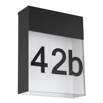 Eglo 97117 - LED Mājas numurs PONSO LED/4,8W/230V