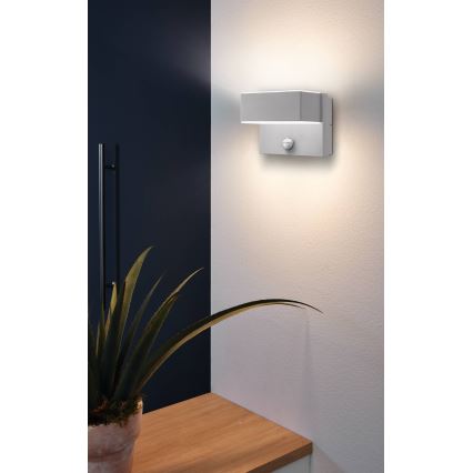 Eglo - LED Āra Sienas Apgaismojums ar sensoru 2xLED/5,6W/230V