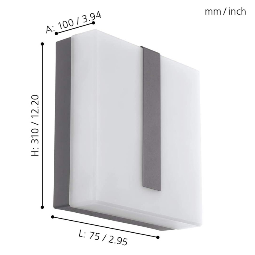 Eglo 97219 - LED Aptumšojama āra lampa TORAZZA-C LED/14W/230V IP44