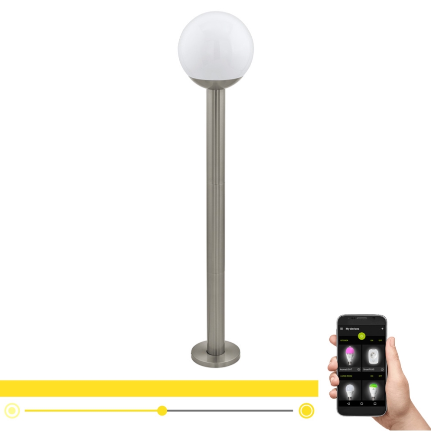 Eglo 97249 - LED regulējamā āra lampa NISIA-C 1xE27/9W/230V 980 mm IP44