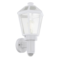 Eglo 97256 - Āra sienas lampa ar sensoru MONSELICE 1xE27/28W/230V IP44