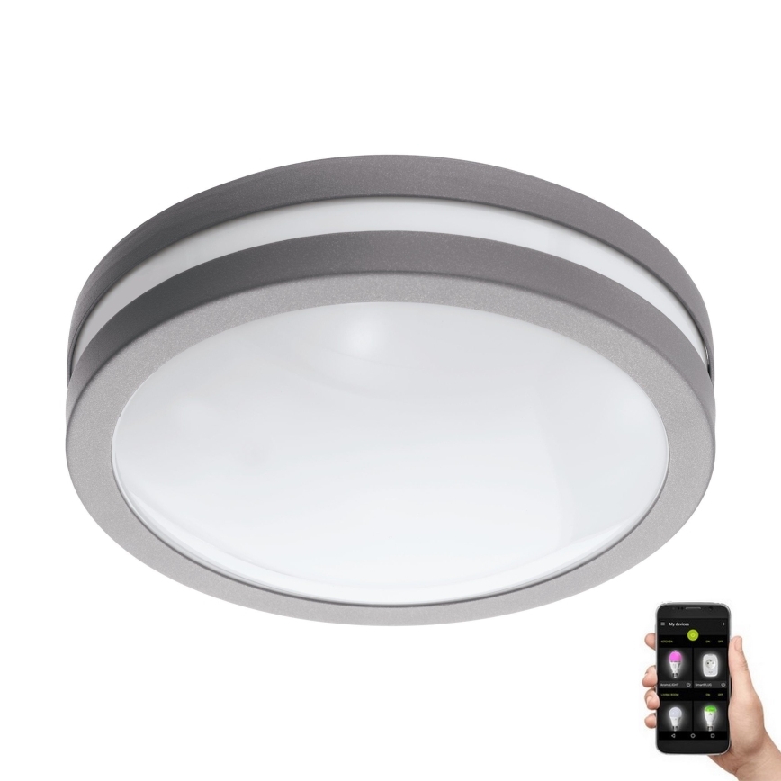 Eglo 97299 - LED aptumšojams vannas istabas gaismeklis LOCANA-C LED/14W sudraba IP44