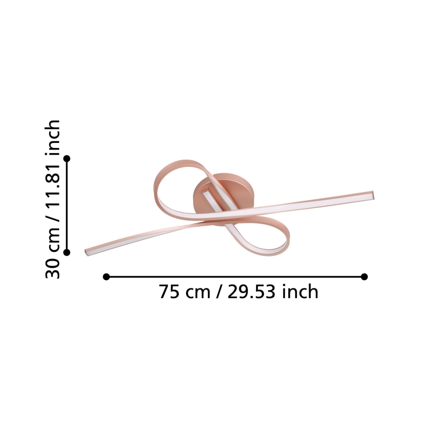 Eglo - LED pieliekama lustra 2xLED/11W/230V