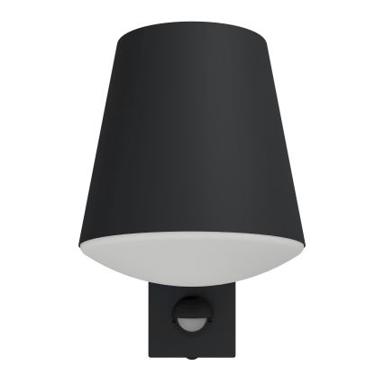 Eglo - Āra sienas lampa ar sensoru 1xE27/10W/230V IP44