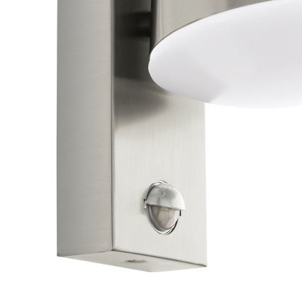 Eglo 97453 - āra sienas gaismeklis ar kustības sensoru CALDIERO 1xE27/10W/230V IP44