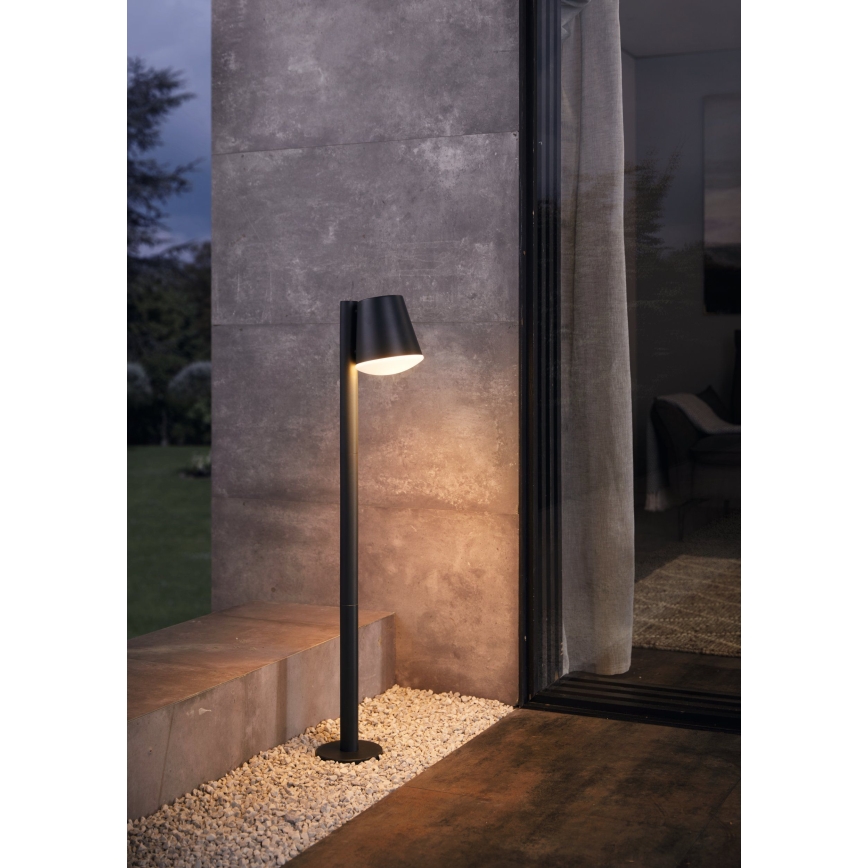 Eglo - LED RGB Aptumšojama āra lampa CALDIERO-C 1xE27/9W/230V antracīta IP44