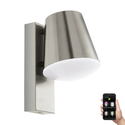 Eglo - LED Aptumšojams āra sienas gaismeklis CALDIERO-C 1xE27/9W/230V IP44