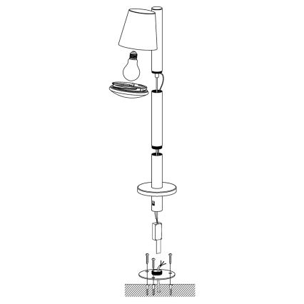 Eglo - LED Aptumšojama āra lampa CALDIERO-C 1xE27/9W/230V matēta hroma IP44