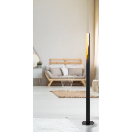 Eglo - LED Grīdas stāvlampa 1xGU10/4,5W/230V melna