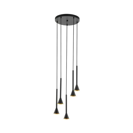 Eglo - LED lustra ar auklu 5xGU10/5W/230V