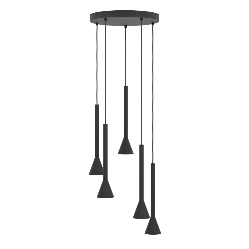 Eglo - LED lustra ar auklu 5xGU10/5W/230V