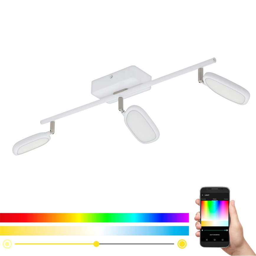 Eglo - LED RGB Starmetis PALOMBARE-C 3xLED/5W/230V