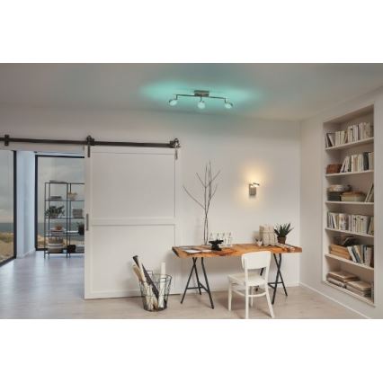 Eglo - LED RGB virsmas gaismeklis CORROPOLI-C 3xLED/5W/230V
