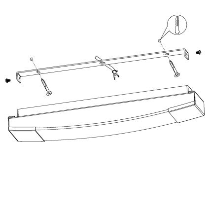 Eglo - LED Vannas istabas spoguļa apgaismojums LED/8,3W/230V IP44