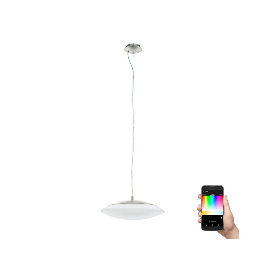 Eglo 97812 - LED RGB Aptumšojama lustra ar auklu FRATTINA-C 1xLED/27W/230V