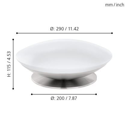 Eglo 97813 - LED RGB Aptumšojama galda lampa FRATTINA-C 1xLED/18W/230V