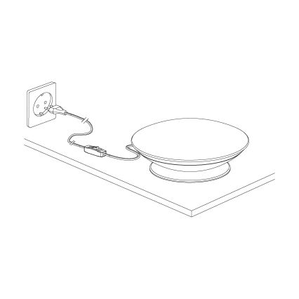 Eglo 97813 - LED RGB regulējama galda lampa FRATTINA-C 1xLED/18W/230V