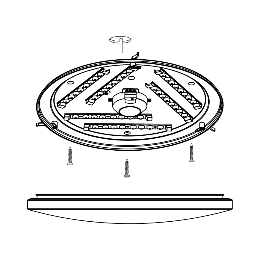 Eglo - LED Griestu gaismeklis LED/33,5W/230V