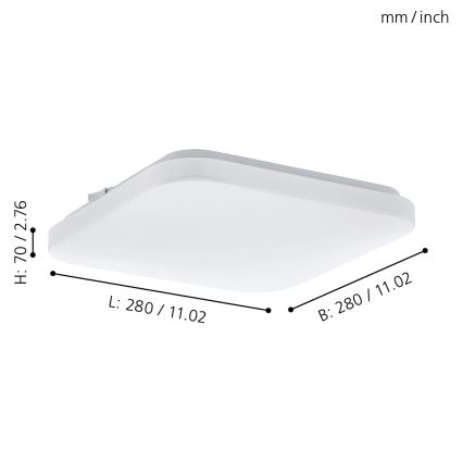 Eglo - LED Griestu gaismeklis LED/11,5W/230V