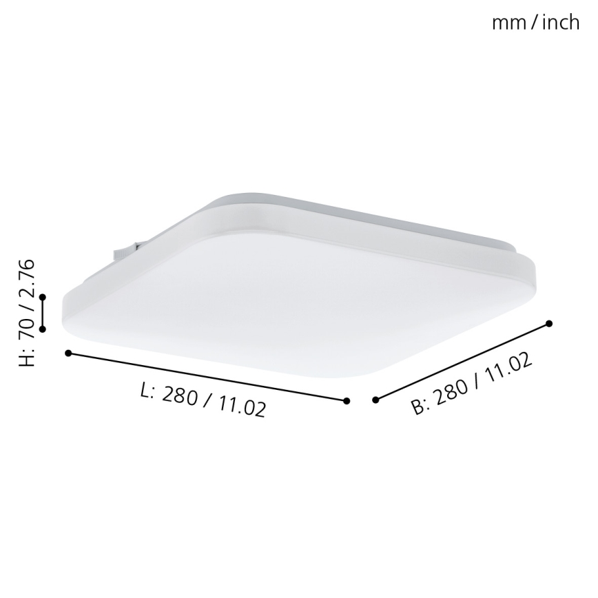 Eglo - LED Griestu gaismeklis LED/11,5W/230V
