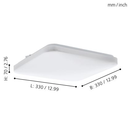 Eglo - LED Griestu gaismeklis LED/14,6W/230V