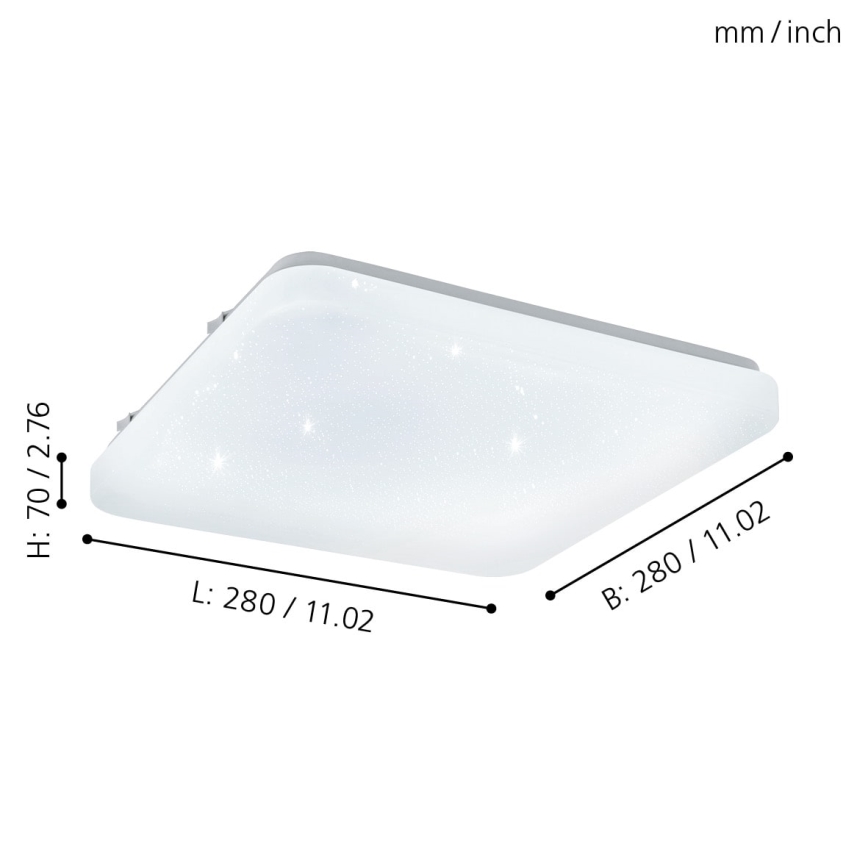 Eglo - LED Griestu gaismeklis LED/11,5W/230V