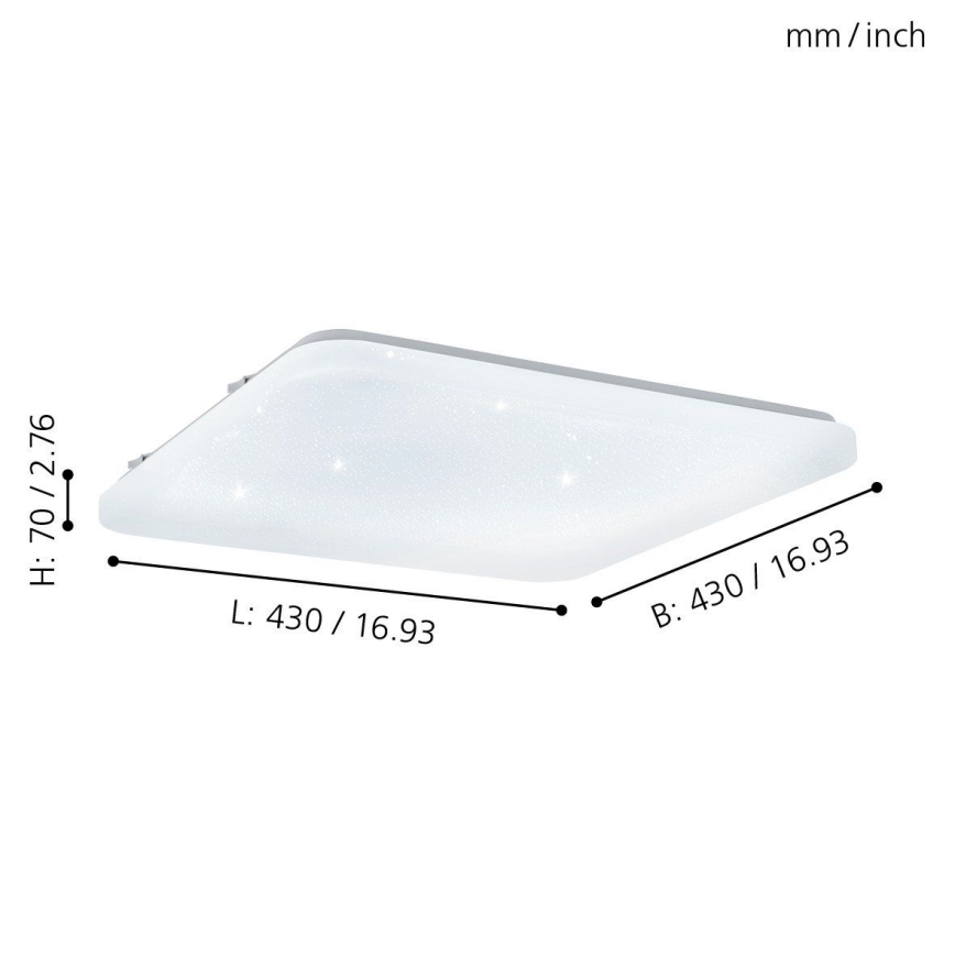 Eglo - LED Griestu gaismeklis LED/33,5W/230V