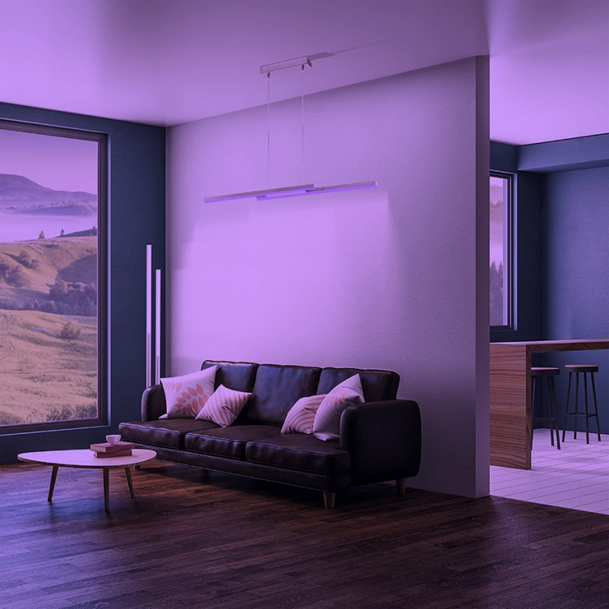 Eglo - LED RGB regulējama lustra uz troses FRAIOLI-C LED/34W/230V