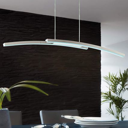 Eglo 97911 - LED RGB dimējama lustra uz troses FRAIOLI-C 2xLED/17W/230V