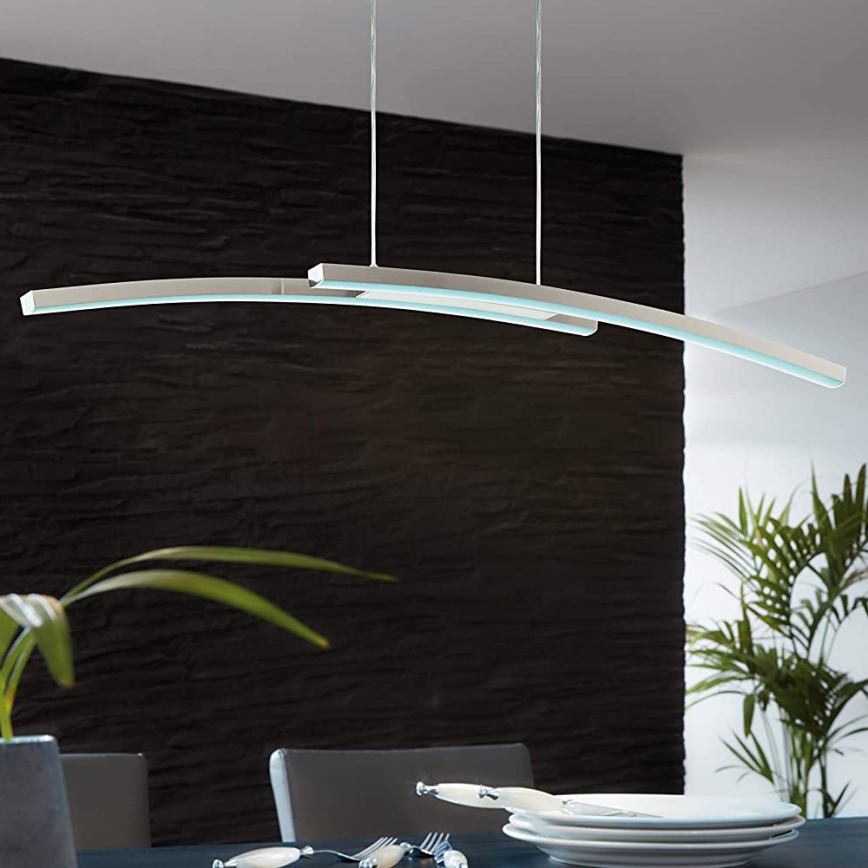 Eglo 97911 - LED RGB dimējama lustra uz troses FRAIOLI-C 2xLED/17W/230V