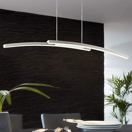 Eglo 97911 - LED RGB lustra uz troses FRAIOLI-C LED/34W/230V ar regulējamu spilgtumu